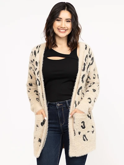Women's Leopard Cardigan