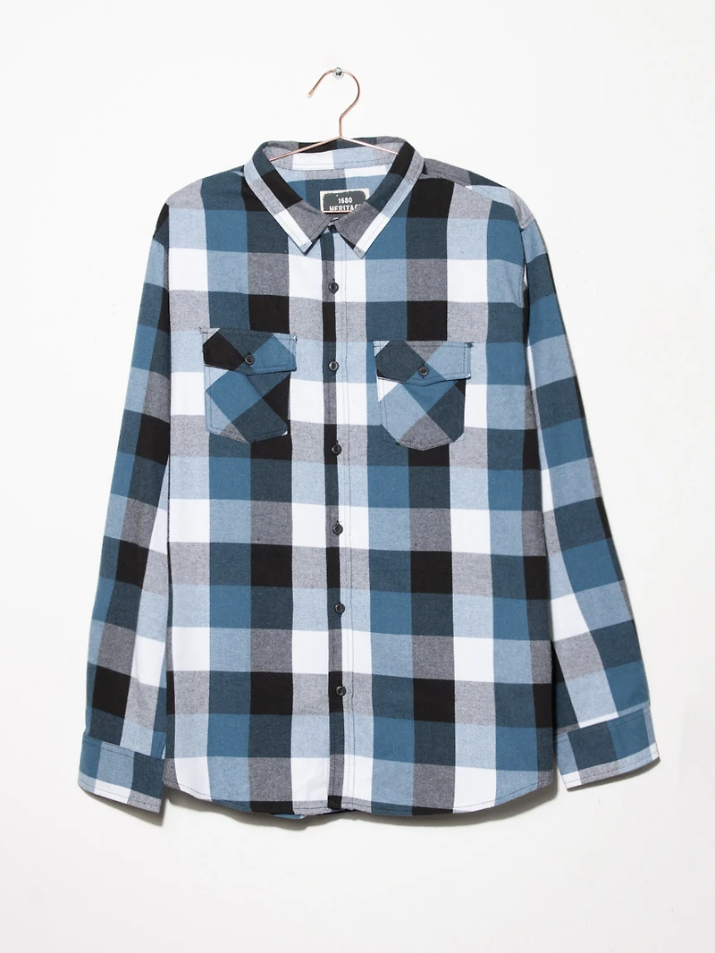 Men's Plaid Flannel Shirt