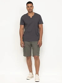 Men's Slub Notch Henley