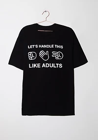 Men's Let's Handle This Like Adults Tee