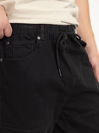 Men's Black Cargo Sneaker Pant