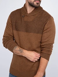 Men's Shawl Collar Sweater