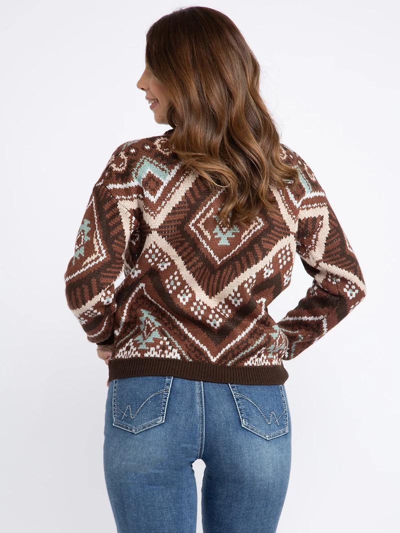 Women's Geometric Sweater