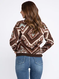 Women's Geometric Sweater