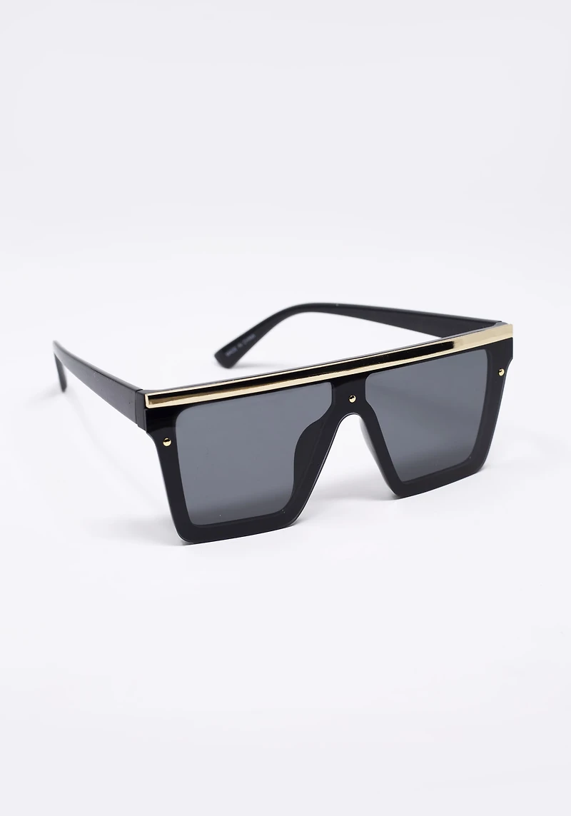 Women's Plastic Shield Sunglasses