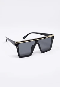 Women's Plastic Shield Sunglasses