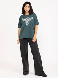 Women's Washed Eagle Oversized Tee