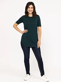 Women's Crew Neck Legging Tunic Tee