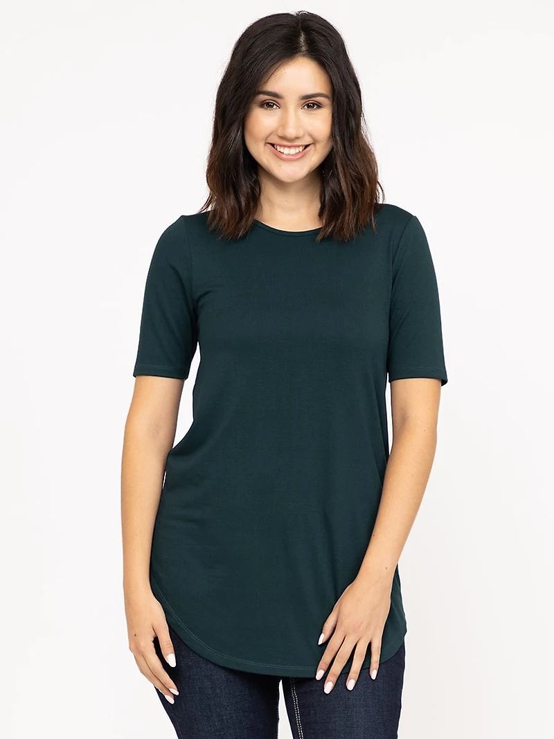 Women's Crew Neck Legging Tunic Tee