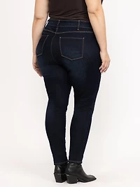 Women's Plus Dark Wash Skinny Jeans