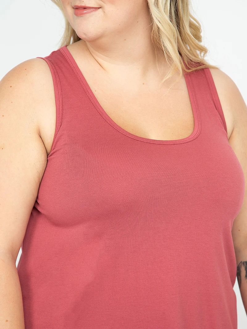 Women's Scoop Neck Loose Fit Tank