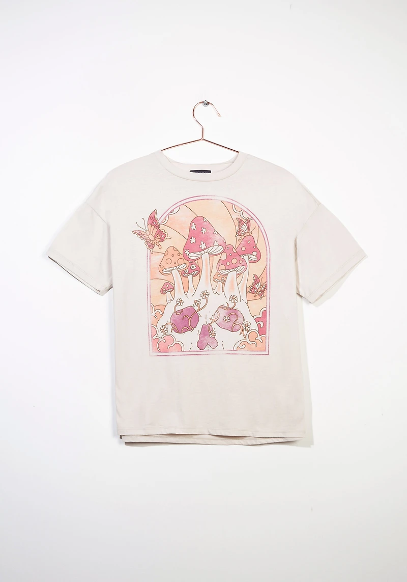 Women's Mushroom Oversized Tee