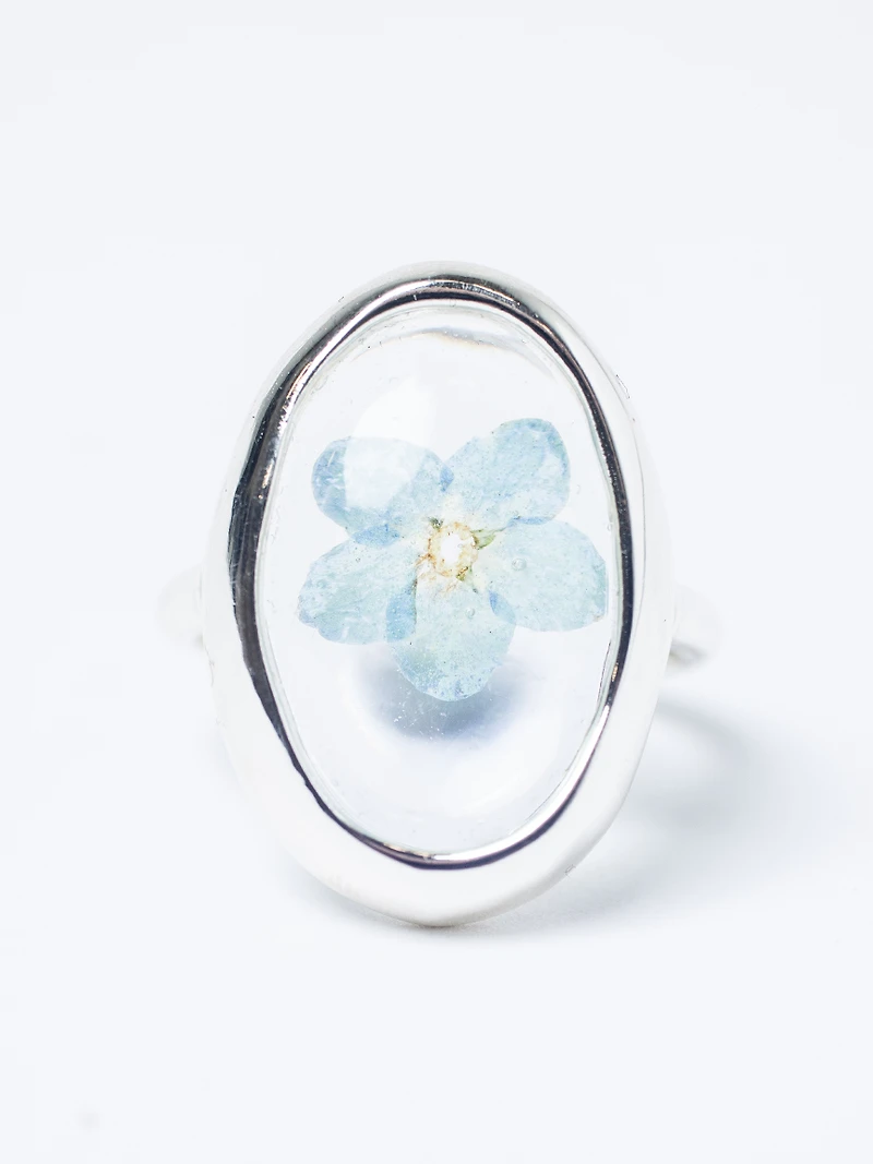 Women's Pressed Flower Ring