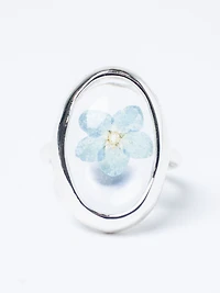 Women's Pressed Flower Ring