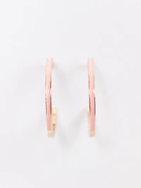 Women's Pink Stone Earrings