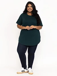 Women's Crew Neck Legging Tunic Tee