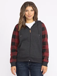 Women's Buffalo Zip Hoodie