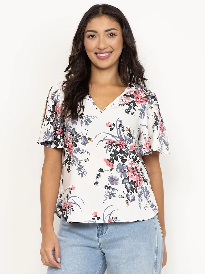 Women's Split Sleeve Blouse