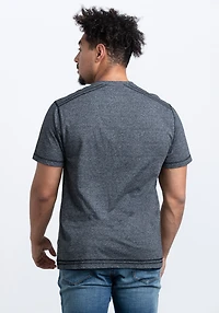 Men's Colour Block Henley Tee