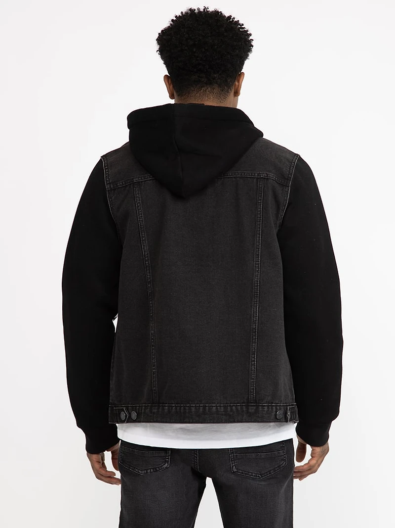 Men's Hooded Denim Jacket