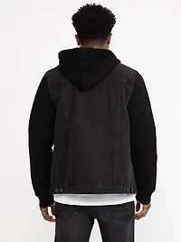 Men's Hooded Denim Jacket
