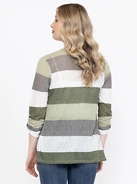 Women's Stripe Cardigan
