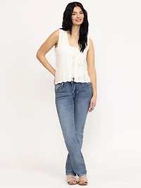 Women's Tie Front Vest