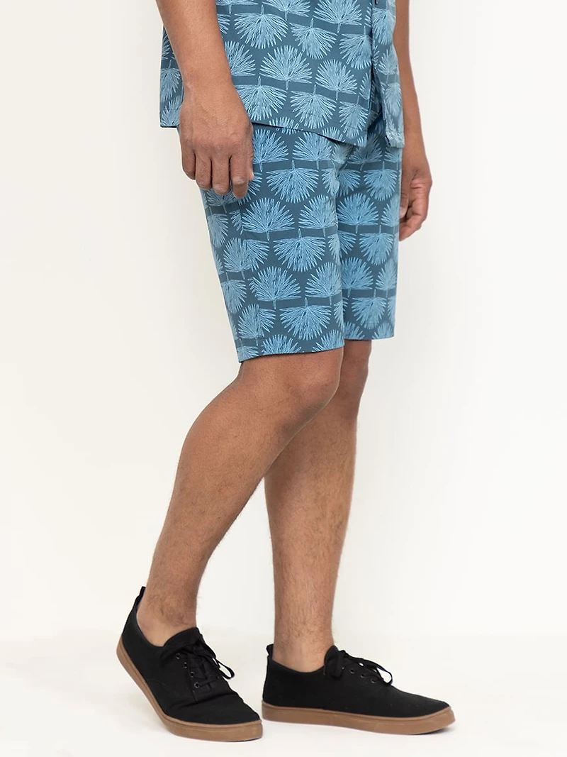 Men's Printed Palm Hybrid Shorts
