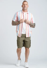 Men's Multicolour Striped Shirt