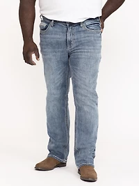 Men's Medium Wash Slim Straight Jeans
