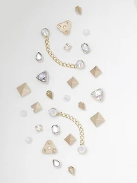 24 pack Gems & Chains Shoe Charms