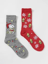 Men's Snoopy Christmas Sock