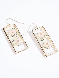 Women's Pressed Flower Earrings