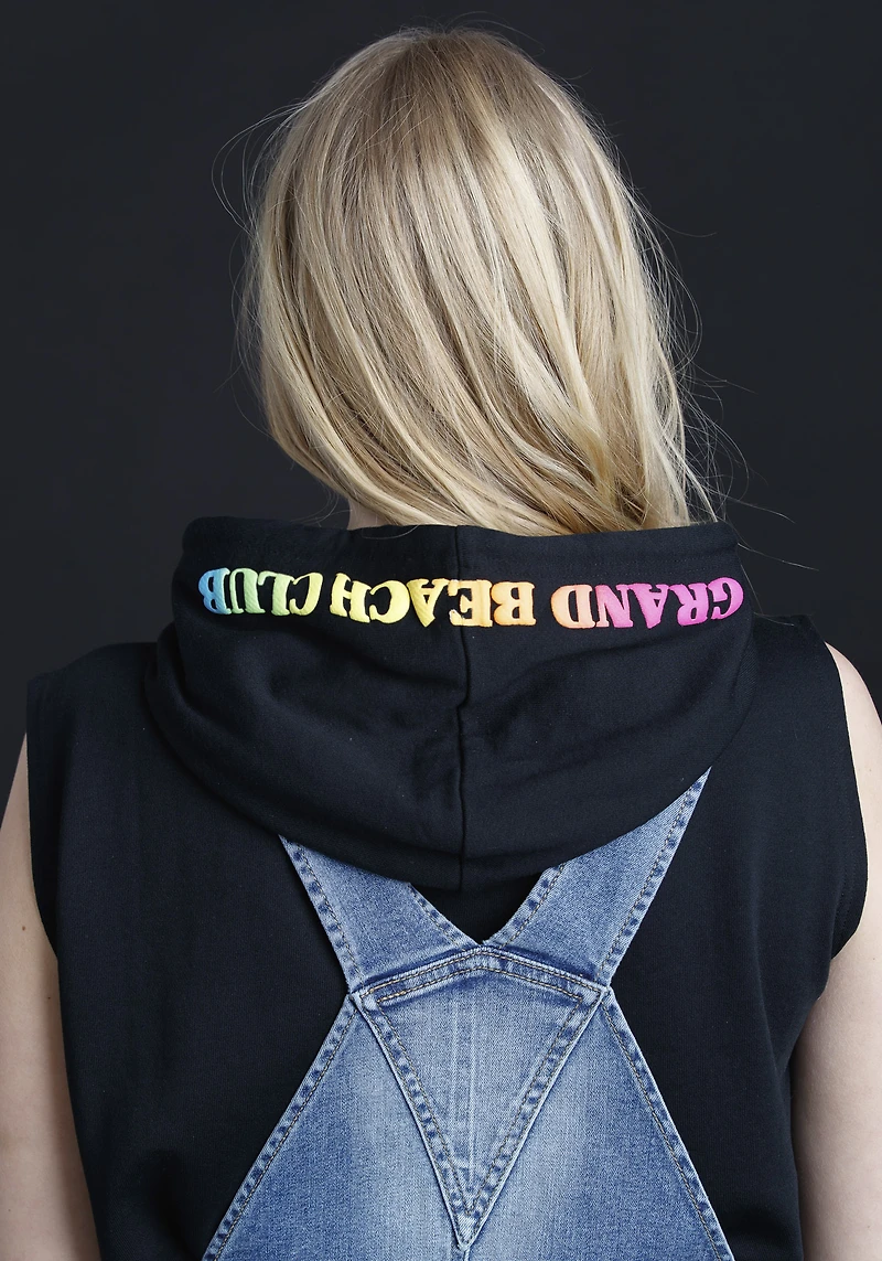 Women's Sleeveless Crop Hoodie