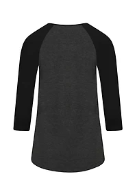 Women's Skull Baseball Tee