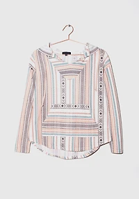Women's Pastel Stripe Hoodie