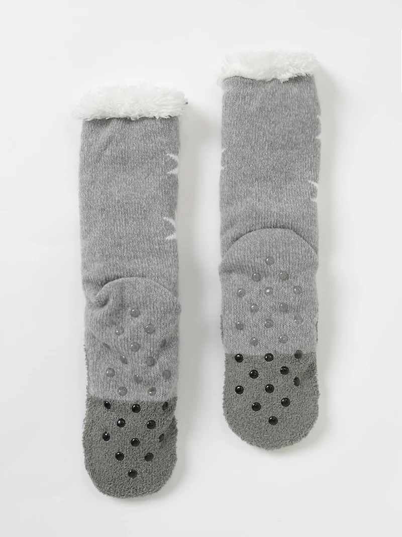 Women's Cozy Walrus Slipper Sock