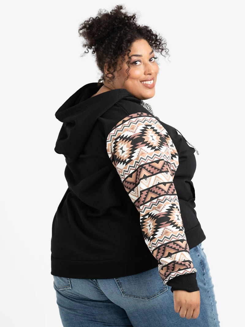 Women's Lace Up Hoodie