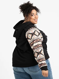 Women's Lace Up Hoodie