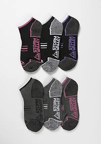 Women's 6Pk Trainer Socks