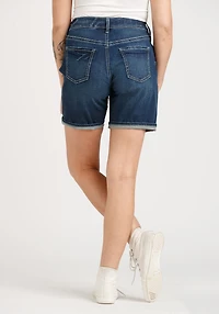 Women's Cuffed Bermuda Jean Short