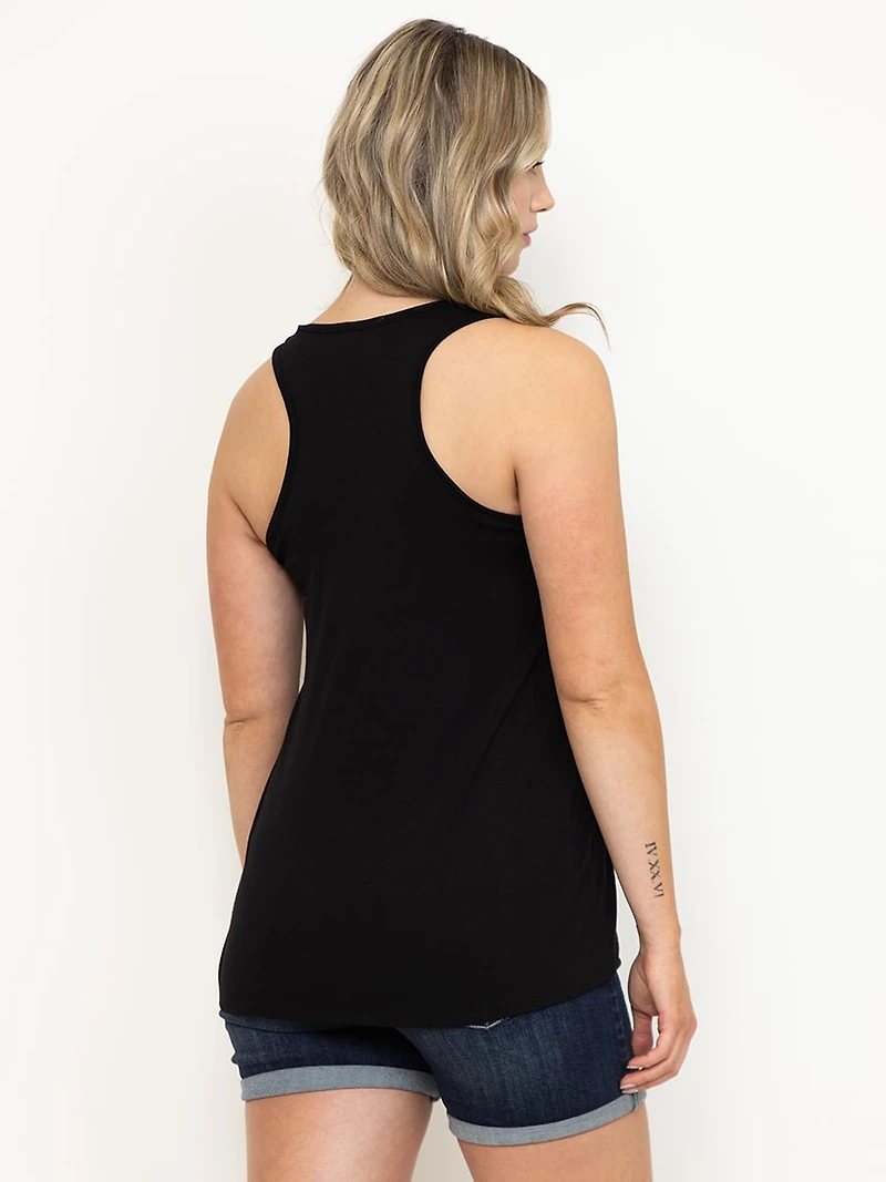 Women's Rainbow Feather Racerback Tank