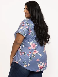 Women's Floral Crew Neck Tee