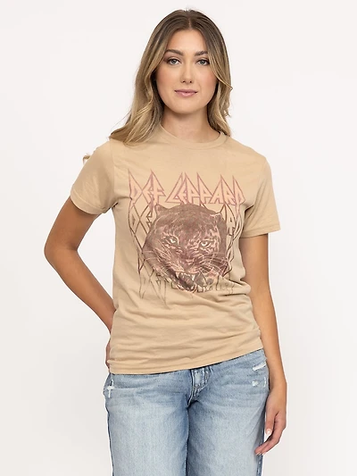 Women's Def Leppard Crew Neck Tee
