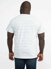 Men's Textured Striped Tee