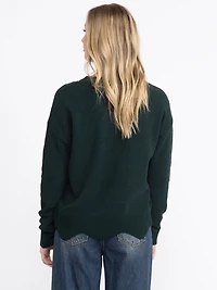 Women's Chenille Cable Sweater