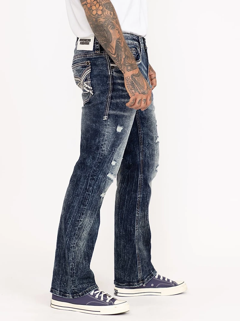 Mens Heritage Colton Bootcut Jeans
