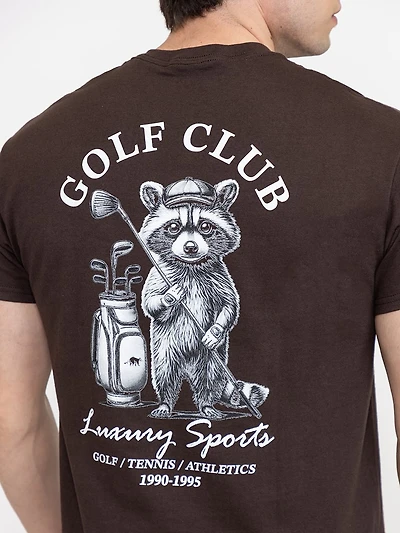 Men's Golf Club Raccoon Tee