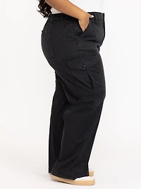 Women's Plus Drapey Wide Leg Cargo Pant