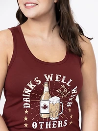 Women's Drinks Well Scoop Neck Tank